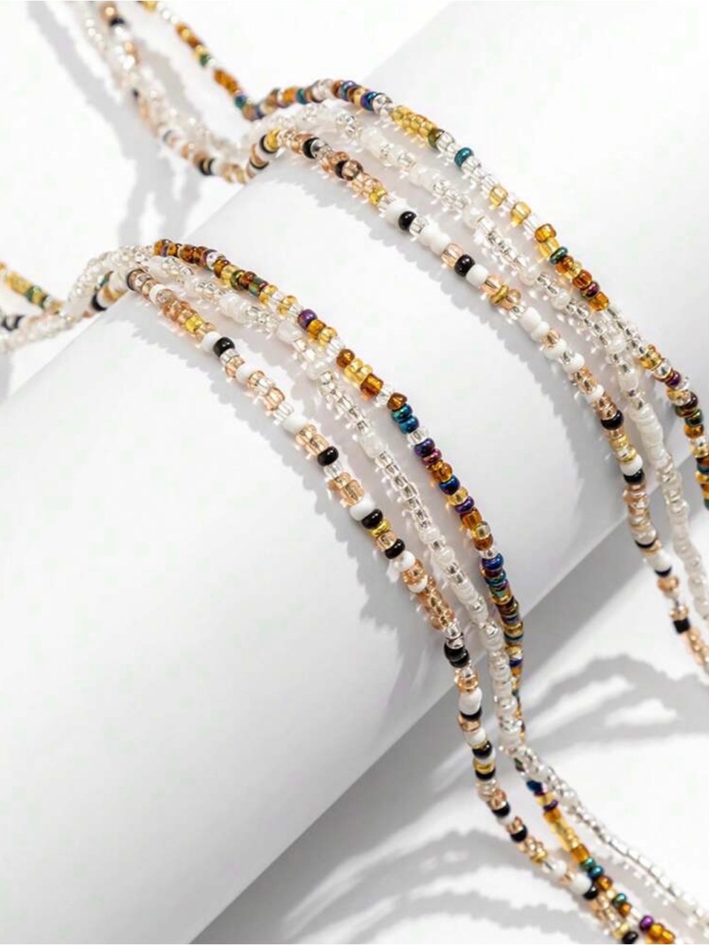 Layered Beaded Waist Chain - Multicolor - Picture 3 of 3